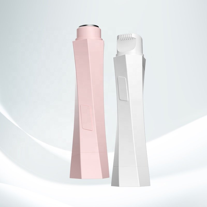 2-in-1 Wet/Dry Electric Body Hair Trimmer Facial Hair Removal Cordless Ipx7 Waterproof Bikini Shaver Razor for Pubic Hair