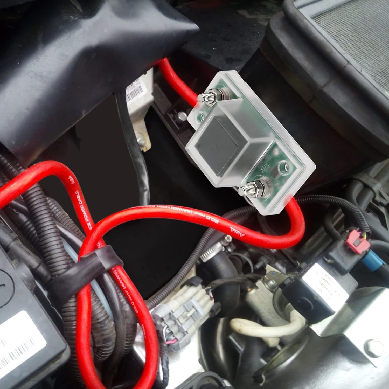 Dual Battery Isolator 12V 140Amp Voltage Sensitive Relay Voltage Setting VSR Compatible With RV Marine Car Vehicle Truck Caravan