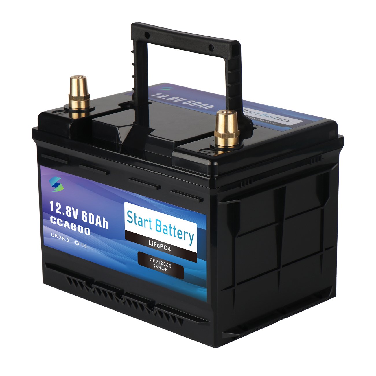 12.8V 56Ah Stop Start 12V Lithium Starter Battery Automotive Starter Battery