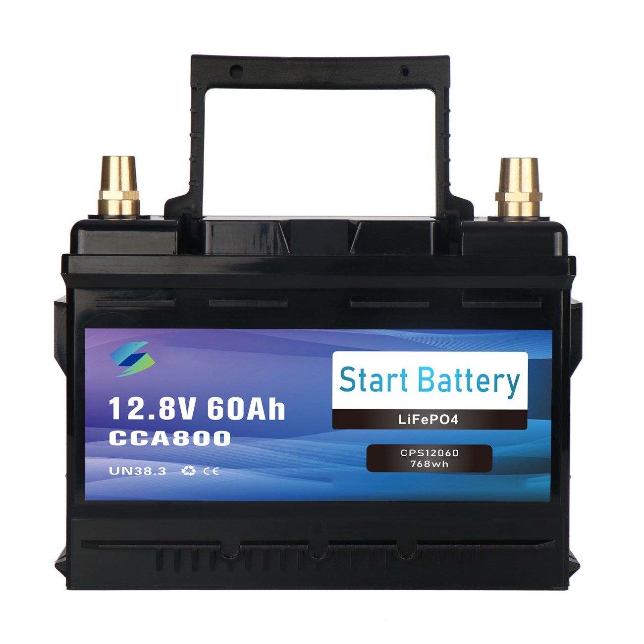 12.8V 56Ah Stop Start 12V Lithium Starter Battery Automotive Starter Battery