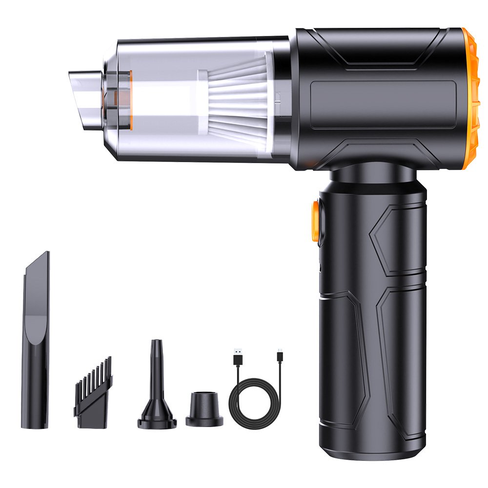 Car Wireless Mini High-Power Car Vacuum Cleaner, Blow Dryer, Suction and Blowing Dual-Purpose Pet Hair Cleaner