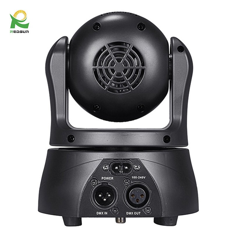 Redsun Mini 40W Beam Moving Head Light with Battery for Theater Party Lights Stage Party Ktv Show Mini Beam