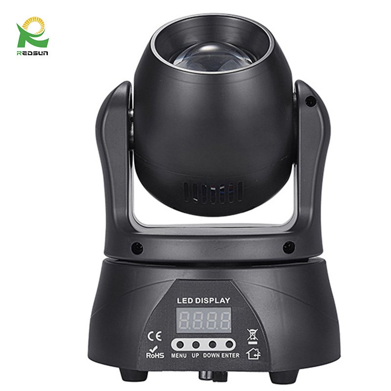 Redsun Mini 40W Beam Moving Head Light with Battery for Theater Party Lights Stage Party Ktv Show Mini Beam
