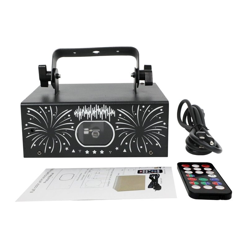 New Vision Mini Beam Animation Projector DJ Party Lights Laser Show System Laser Light for Night Club Disco Strobe Effect Light