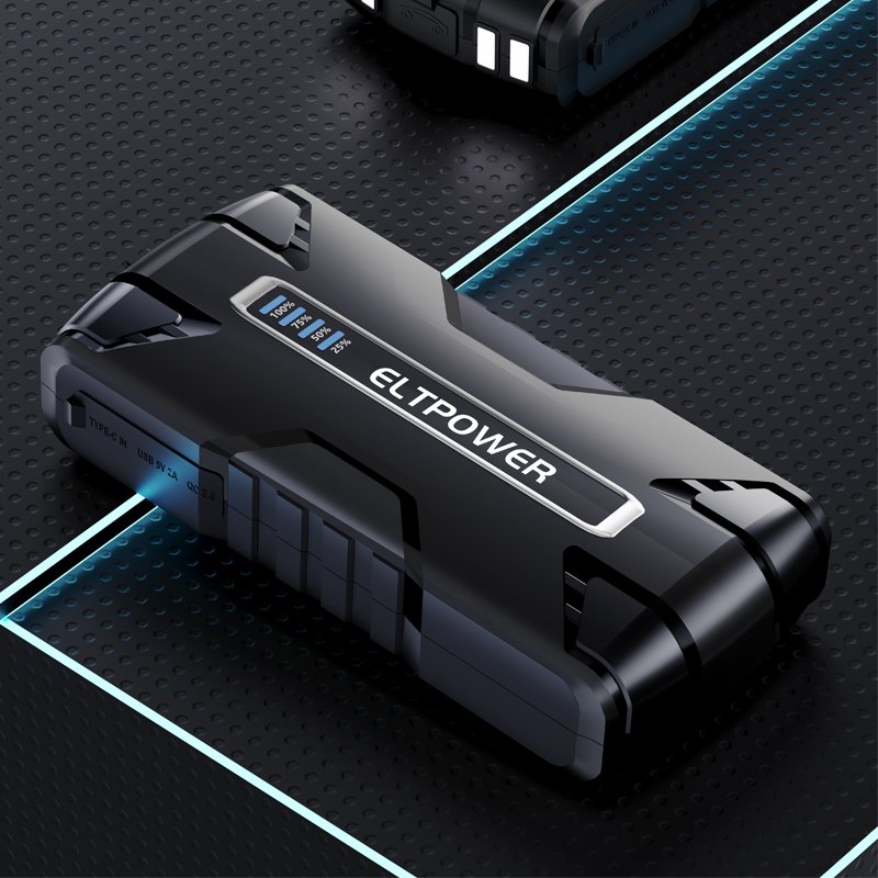 Multi-function Jumpstarter 12V Jump Starter 2500 a Power Bank Auto Motorcycle Truck Car Jump Starter Start 2500 Peak