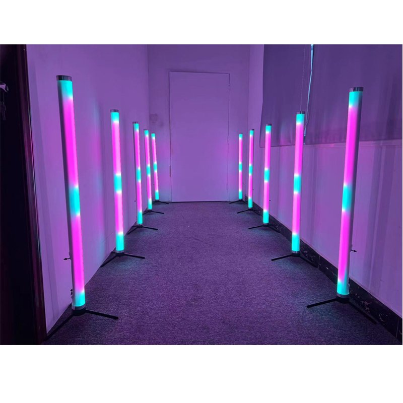 IP65 Outdoor Battery LED Tube Light RGB 128*0.25W Waterproof Stage Light DMX512,Wireless DMX,Remote Control PIXELTUBE Event