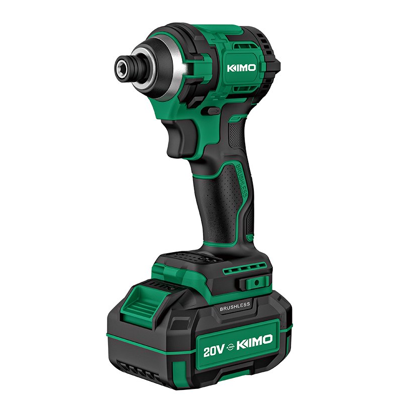 20V Brushless Variable Speed Impact Screwdriver 180N. m Lithium Battery Impact Screwdriver for Auto Repair and Mechanical .