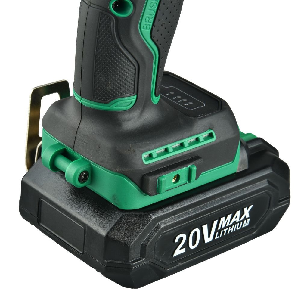 20V Brushless Variable Speed Impact Screwdriver 180N. m Lithium Battery Impact Screwdriver for Auto Repair and Mechanical .