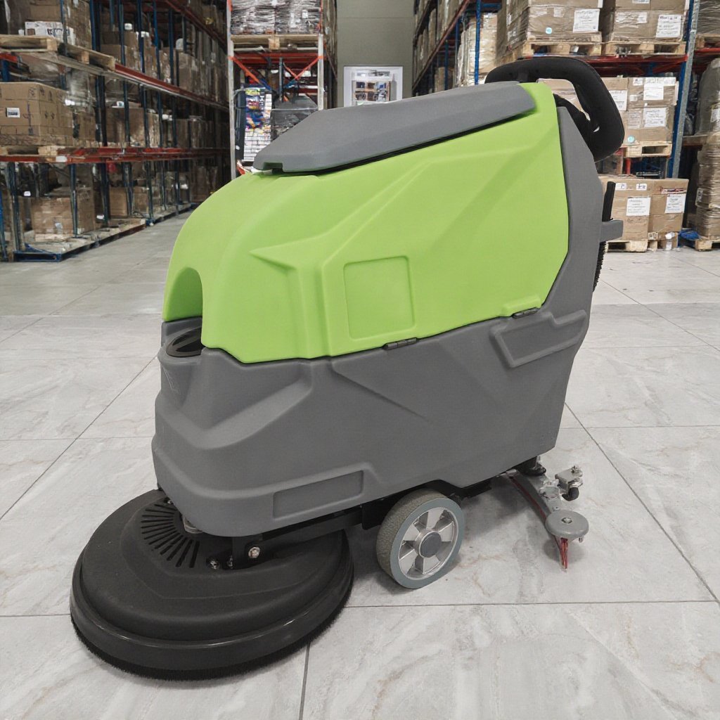 CleanHorse M30 Battery Powered Auto 530mm Squeegee Width Wood Floor Cleaning Scrubber Machine