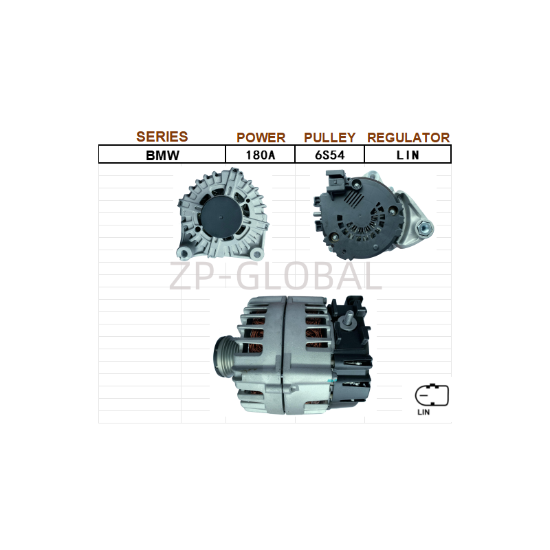 Car Pulley Car Alternator Regulator 12317823344 for BMW 316d/420d/118d