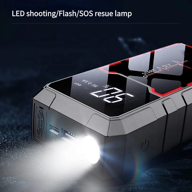 29800mAh High Power Car Jump Starter Power Bank Multi-Function Portable 12V Lithium Battery Car Jump Starter