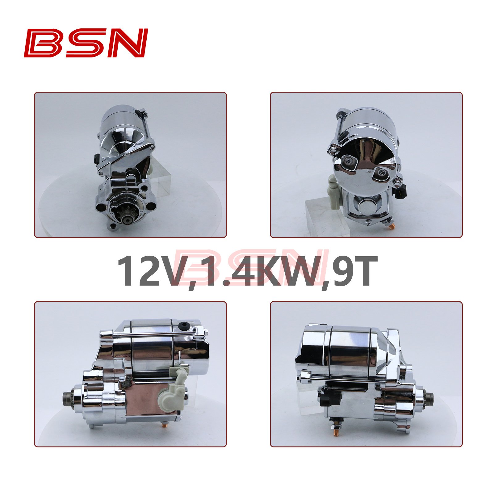 Auto Parts 12V Starter Motor 18477N 128000-8450 128000-8452 128000-8453 for Harley Davidson Motorcycle XLH Sportster