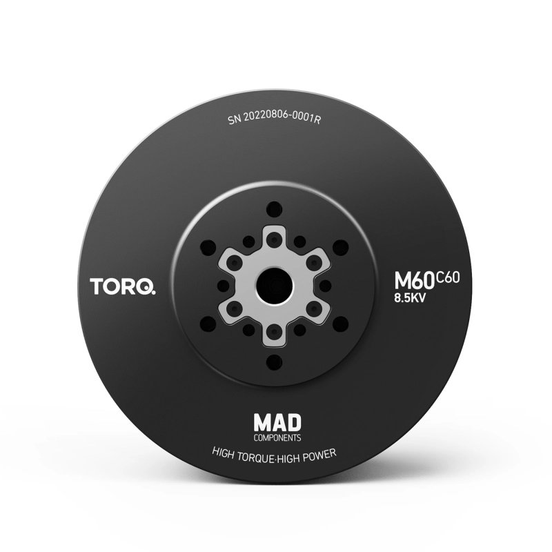 MAD M60C60 IPE 8.5KV High Efficiency Multirotor Brushless Dc Motor for Professional Drone With 72 Inch Prop