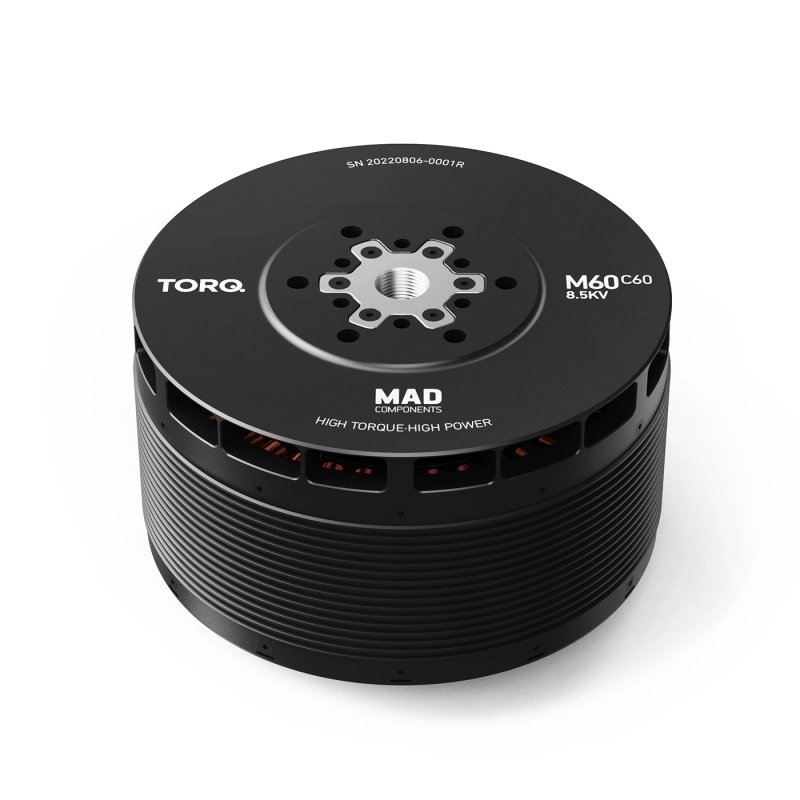 MAD M60C60 IPE 8.5KV High Efficiency Multirotor Brushless Dc Motor for Professional Drone With 72 Inch Prop