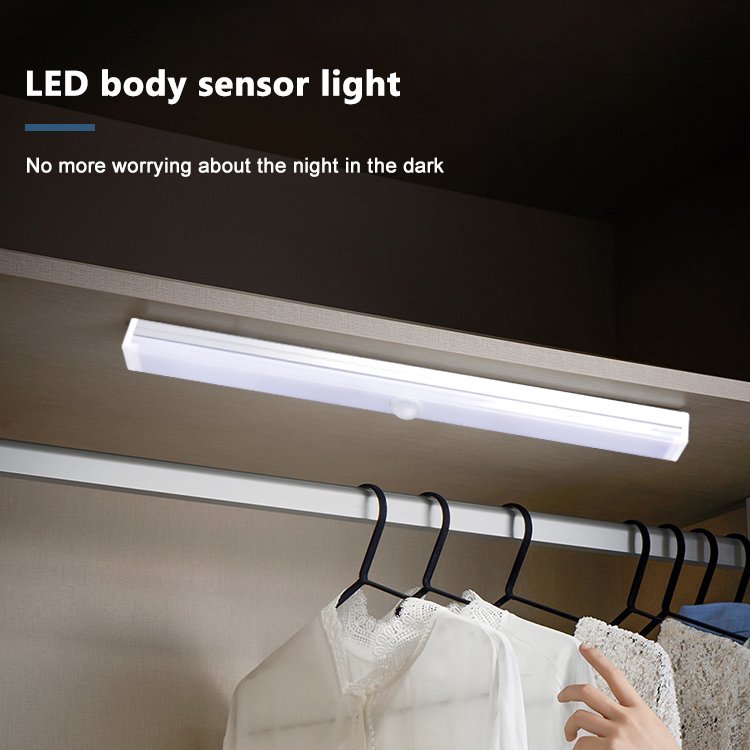 Ultra-thin Indoor Lighting Bottom Luminous Kitchen Cabinet Closet Lights Led Motion Sensor Light