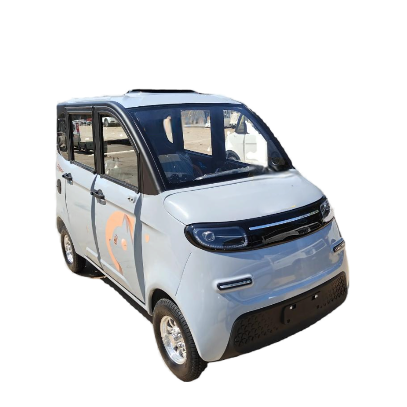 4-Door 4-Seater Mini Electric EV Car Long Range New Energy Vehicle with Cheap Price Low Speed Battery Power LHD & RHD for Adults