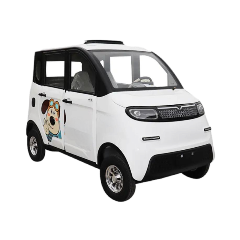 4-Door 4-Seater Mini Electric EV Car Long Range New Energy Vehicle with Cheap Price Low Speed Battery Power LHD & RHD for Adults