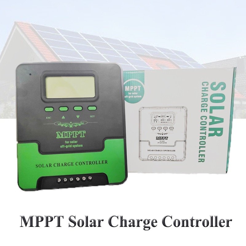 Snaterm Factory 100% MPPT 60A 50A 40A 30A 20A Solar Charge Controller PV Regulator Work for Solar Battery 12V 24V Solar Panel