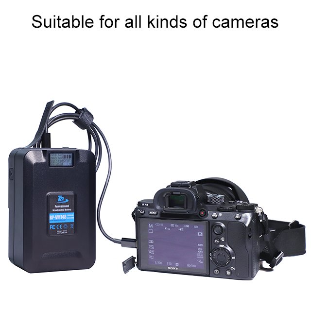 TPF Smart 10000mah Rechargeable Lithium Ion Batteries PD 60w Camera Battery BP-VM148 v Lock v Mount Battery for sony Camcorder