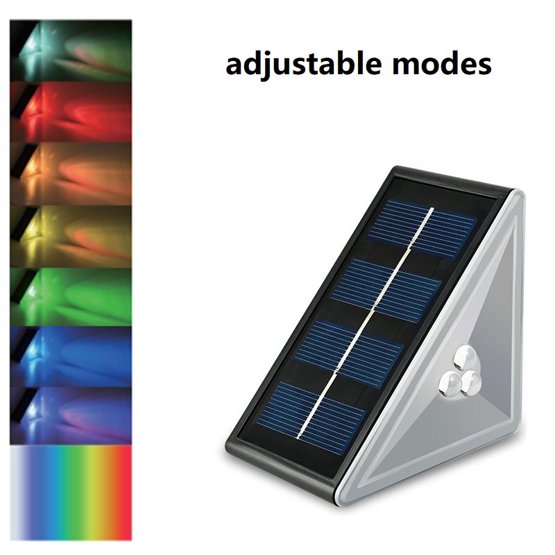 Outdoor IP65 Waterproof Deck Stair Light Sidewalk Patio Lighting Garden Atmosphere Decorative Lamp Solar Step Light