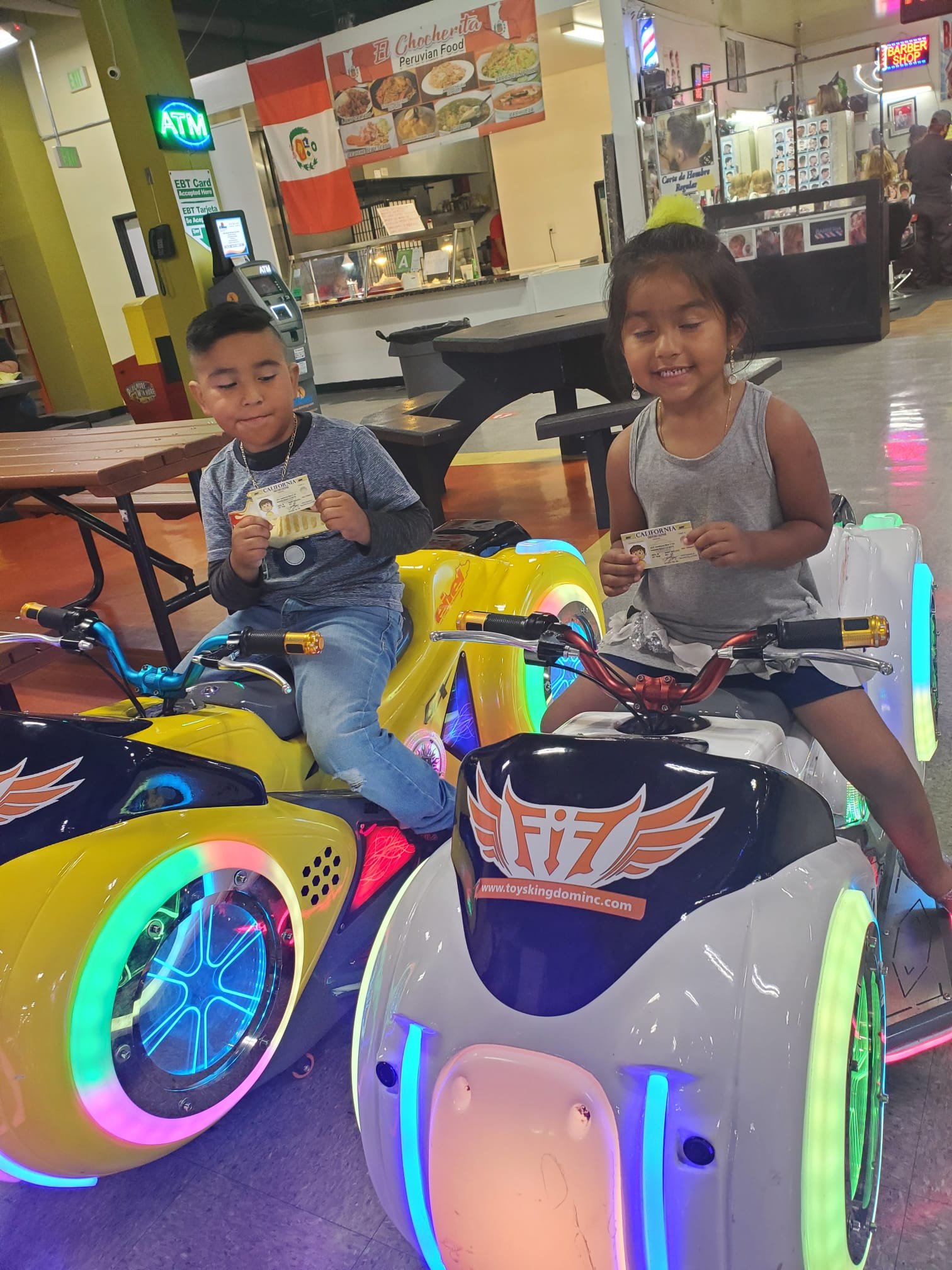 Motorcycle Amusement Rides Battery Powered Kids Motorcycles Radar Warning Auto Stop Electric Children Future Motorbike