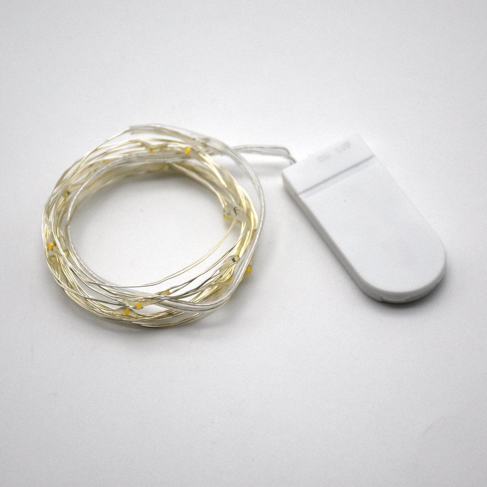 1-5M Fairy Lights CR2032 Battery Powered LED Mini Christmas Light Copper Wire String Light for Wedding Xmas Garland Party Indoor