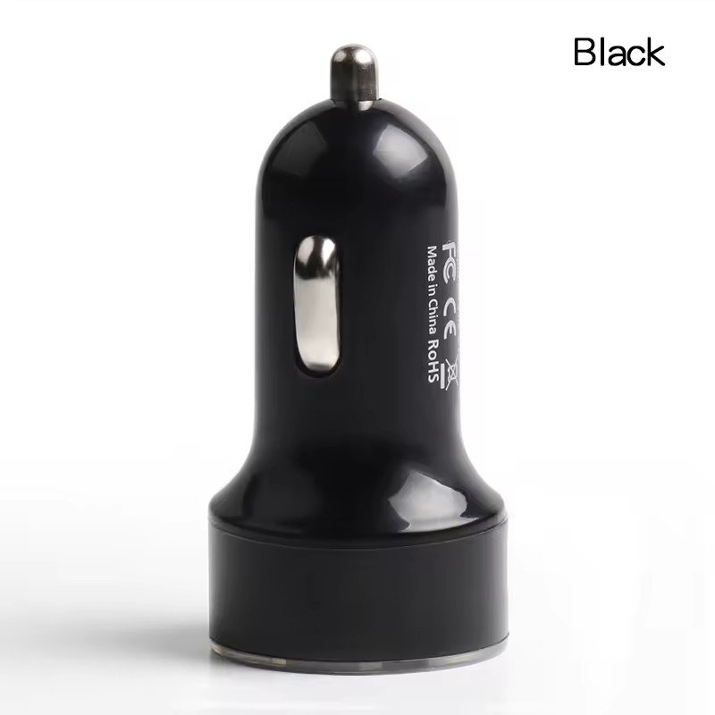 3.1A Car Charger QC3.0 2USB 12-24V LED Digital Fast Charging Cigarette Lighter Socket Adapter for IPhone Car Accessory