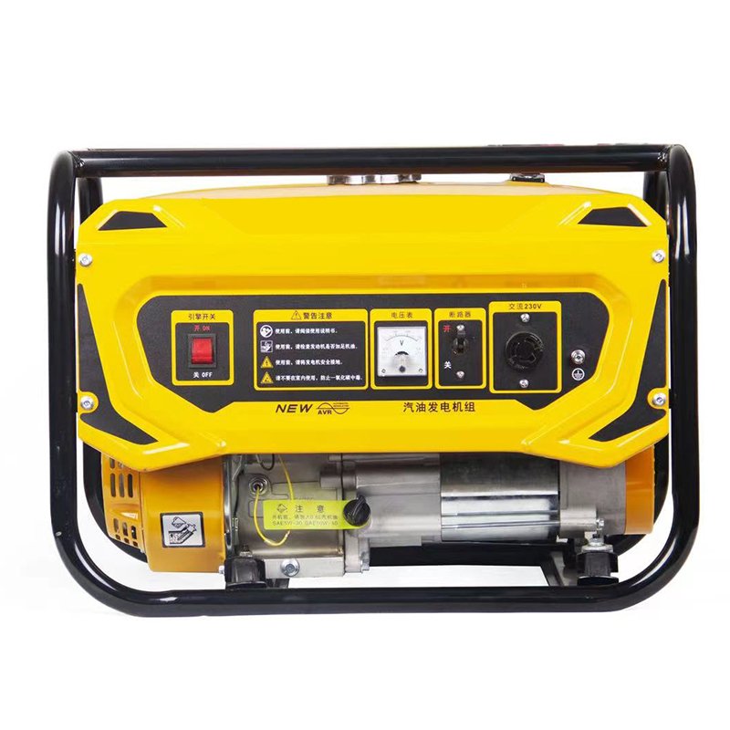 Portable 2KW Single-Phase Gasoline Generator 110V 220V 230V Rated Voltage Low Noise High Efficiency Auto Speed Household Use