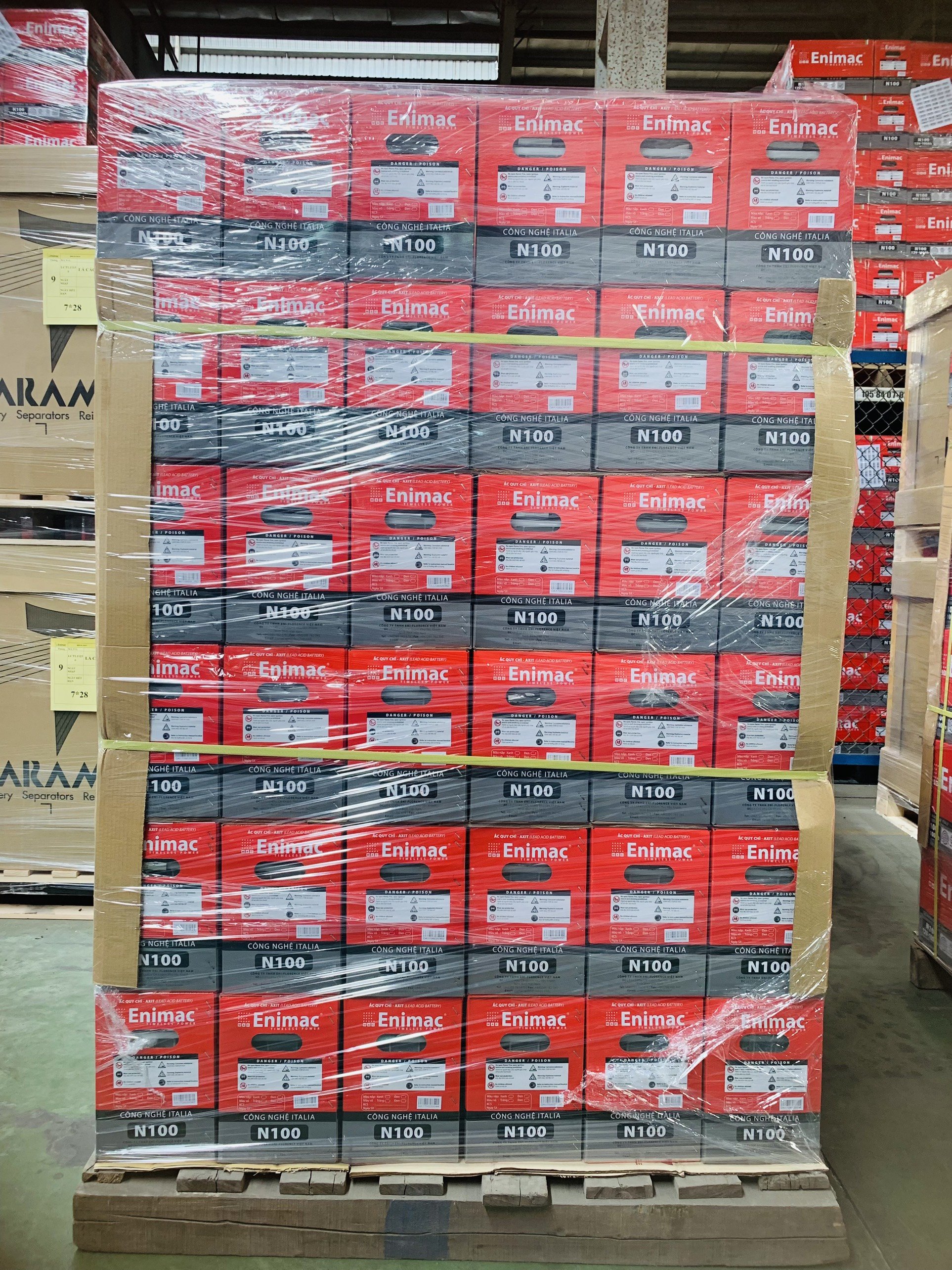 FACTORY PRICE DRIED BATTERY N120R 120AH Battery for Car and Truck Made in Vietnam Good Quality