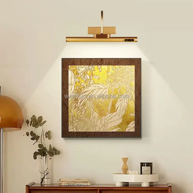 Wireless Portable LED Wall Lamp With Remote Living Room Art Display Rechargeable Battery Operated 4000mAH Painting Picture Light