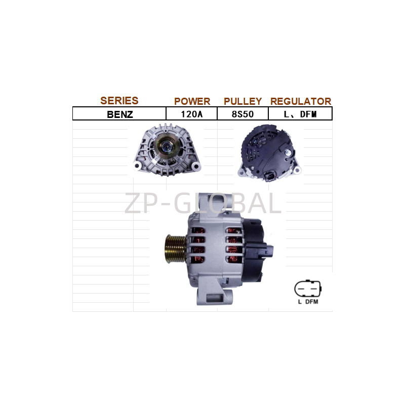 Advance Auto Parts Alternator Replacement Price A1121540202 for Mercedes-Benz C32/SLK 32
