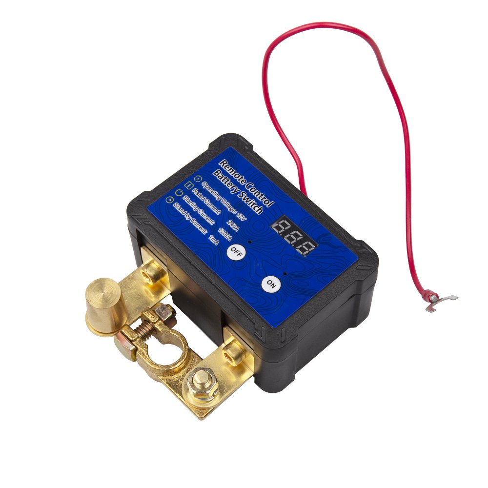 JAVA Wholesale 2024 New Type 12V 240A Manual Remote Battery Disconnect Switch Electromagnetic Holding Category Switches