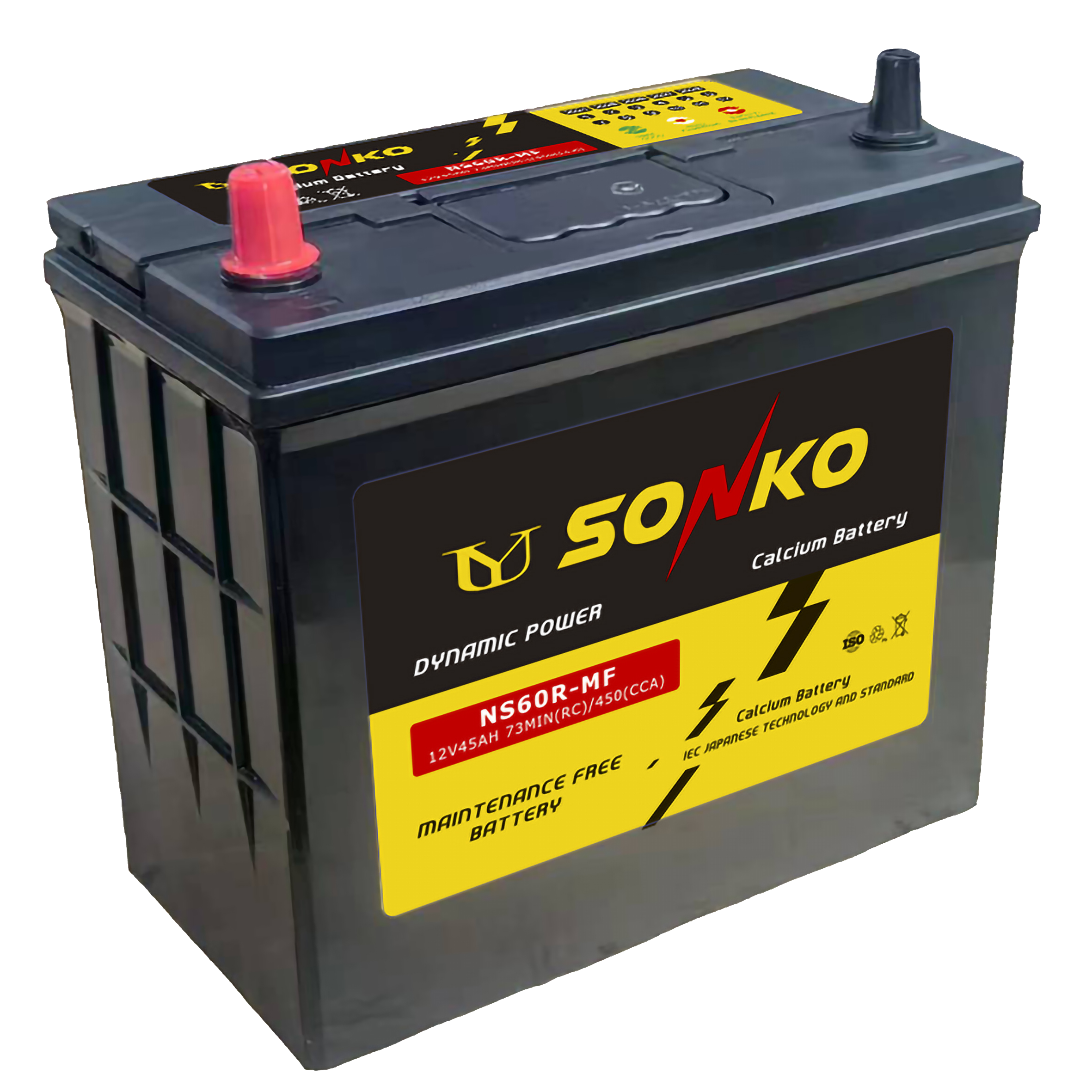 Car Starter Battery 45ah 12V Auto Battery Starting Battery NS60
