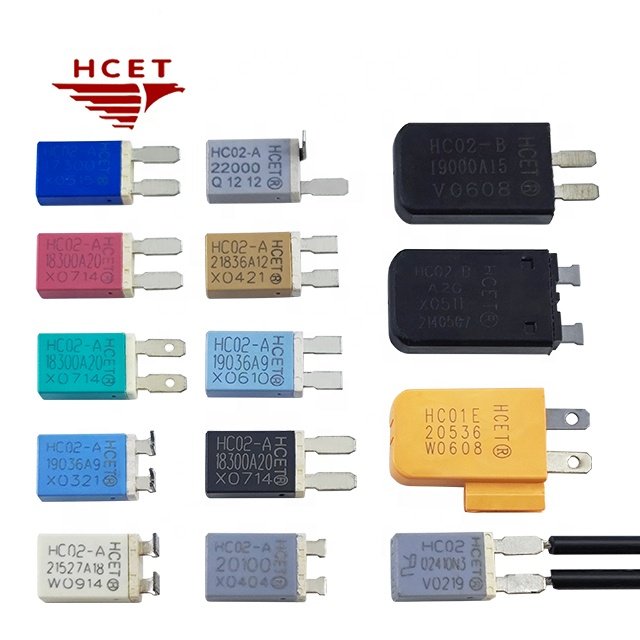 HCET IATF16949 Certified Car Window Lift Wiper Motor Overload Thermal Protector cutout cutoff Alternative OTTER Circuit Breaker