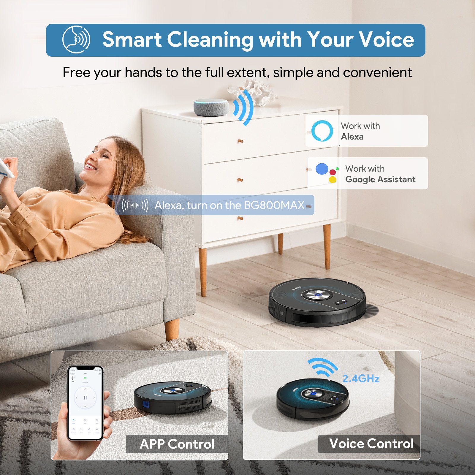 Hot Sale Multifunction Auto-increase Suction Vacuum Cleaner Aspiradora Robot Smart WIFI Germany Robot Vacuum Cleaner