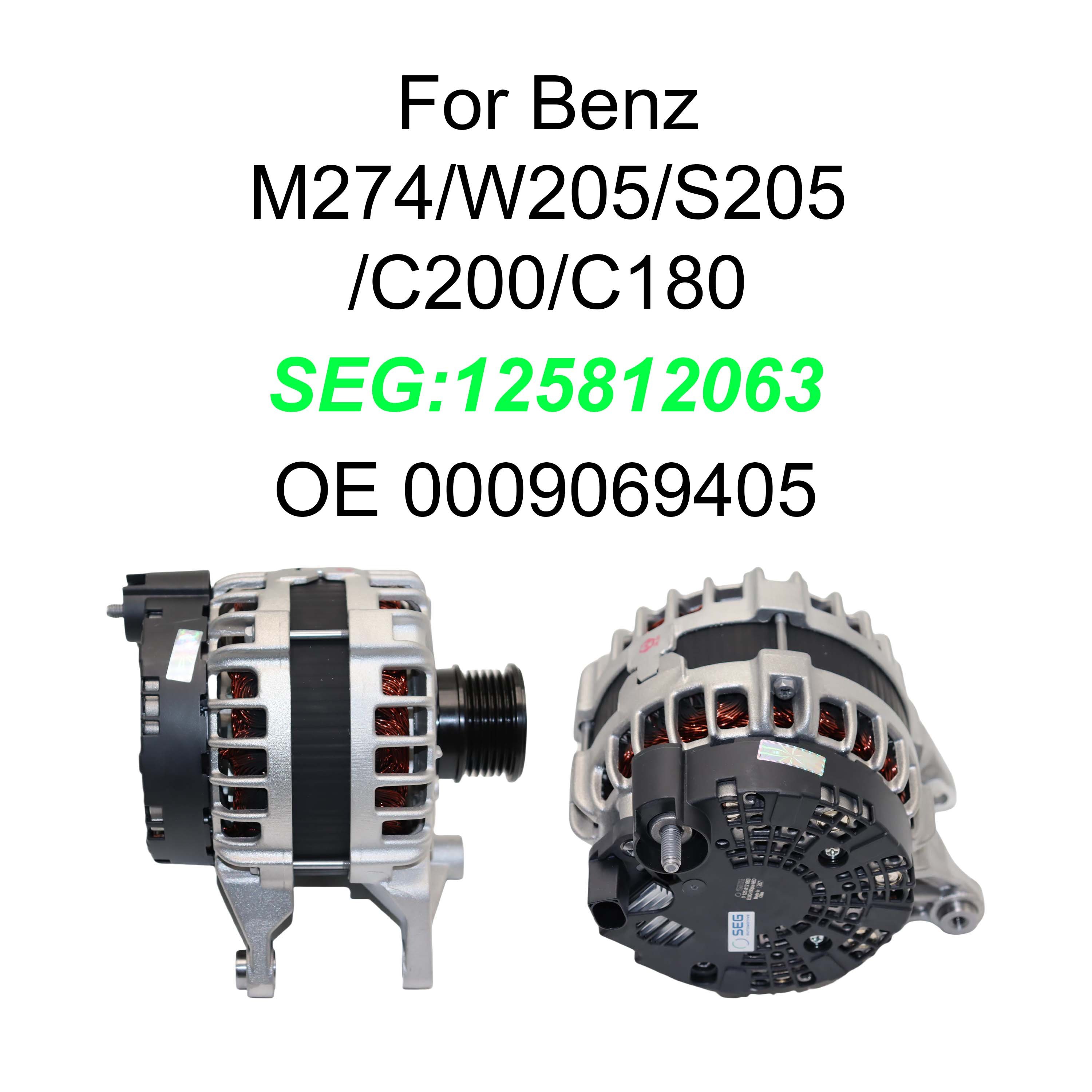 000-906-77-03 0009069405 A0009069405 A0009067703 Car Alternator Automotive Generator 12v Car Alternator Fits Mercedes GLC300