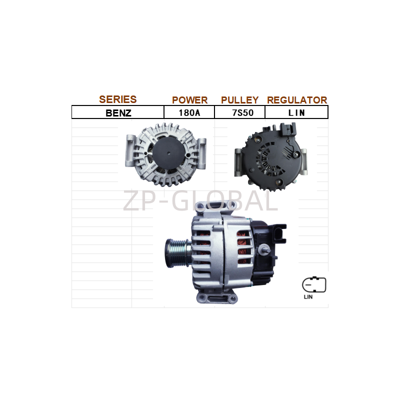 Dynamo Auto Alternator Starter 0009060322 for Mercedes-Benz G-CLASS/G65 AMG