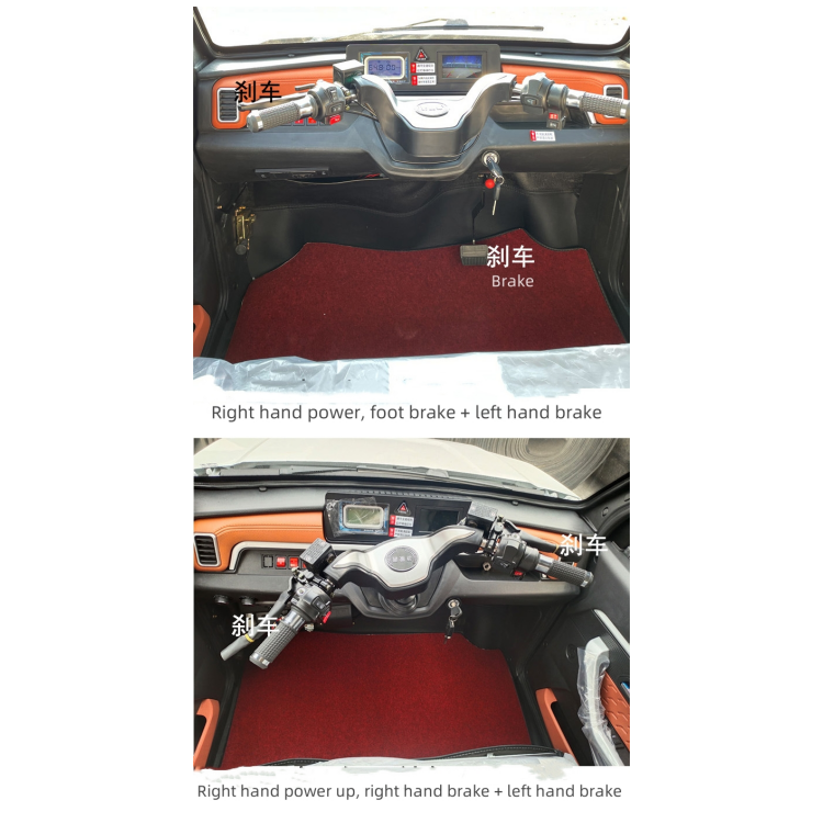 Export Quality Eco Car RHD Type New Energy 4 Wheels Electric Vehicle 72v 1500W Off-road Jeep Electric Car for Adult 5 Fold Seats