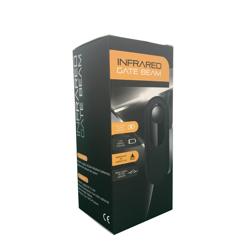 Battery Powered Wireless Gate Safety IR Infrared Beam Detector