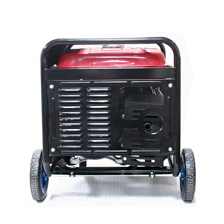6500W 6.0KW Car Alternator Single Phase 4 Stroke Gasoline Generator Big Power With Handles And Wheels