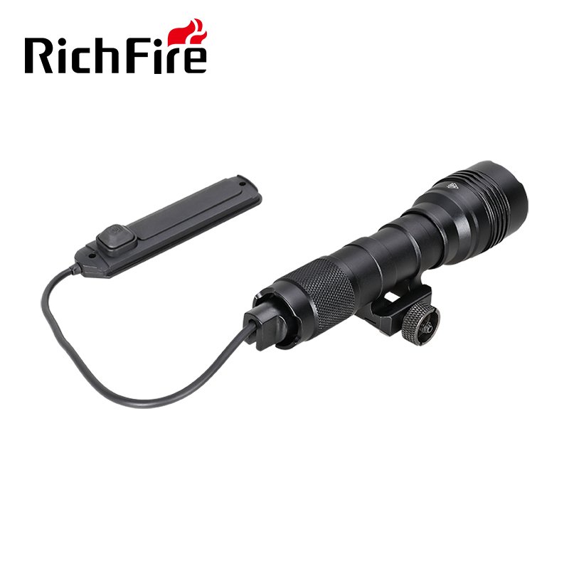 RichFire Professional Tactical Flashlight High Power 5000 Lumens Flash Light Rechargeable Brightest LED Flashlight