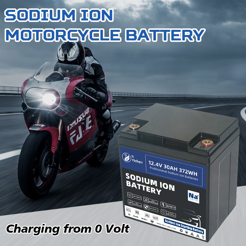 Sunpok Sodium-ion Battery 12V 20Ah 30Ah Sodium Ion Batteries 12 Volts Start Motorcycle Battery on Auto Start