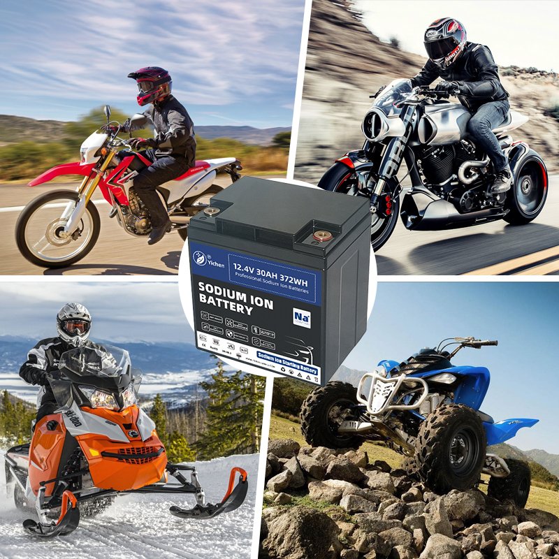 Sunpok Sodium-ion Battery 12V 20Ah 30Ah Sodium Ion Batteries 12 Volts Start Motorcycle Battery on Auto Start