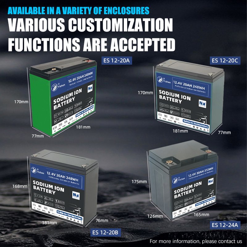 Sunpok Sodium-ion Battery 12V 20Ah 30Ah Sodium Ion Batteries 12 Volts Start Motorcycle Battery on Auto Start