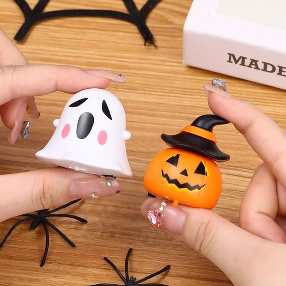 12 Pack Halloween Pull Back Cars Bat Pumpkin Ghost Mini Crawling Toys for Party Favors Trick-or-Treat Alternatives