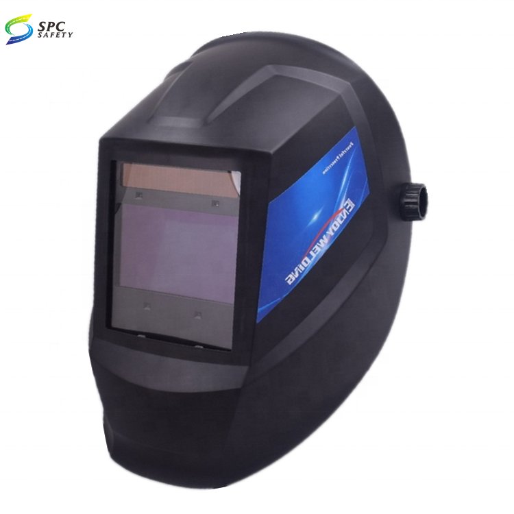 High Quality Carbon Fiber Large Screen Viewing Digital Intelligent Dimming Welder Shield Hood Auto Darkening Welding Mask Helmet
