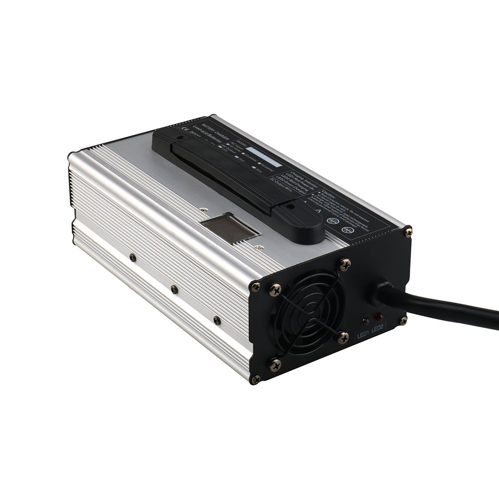 29.2V 20A LiFePO4 Lithium Battery Charger, Fast Charging AC-DC Battery Charger, Fit for 24V Lithium Iron Phosphate Battery