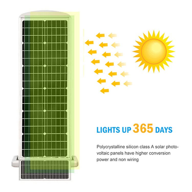SUNDE High Quality Outdoor Waterproof Integrated Road Lamp Auto Cleaning 1000W 1200W All in One Led Solar Street Light