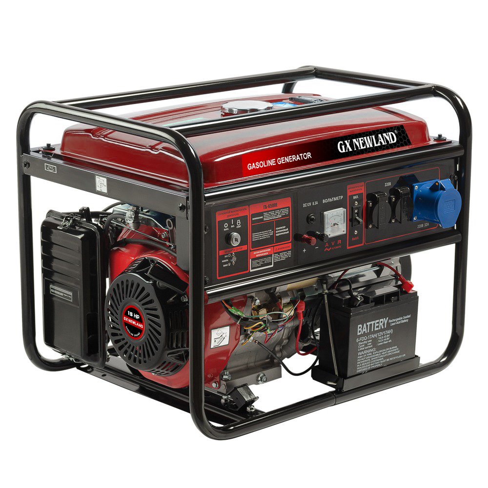 Premium 2kw Gasoline Generator 196 CC Air-Cooled Engine Single/Three Phase 50/60Hz ATS Auto Remote Start Optional for Home Use