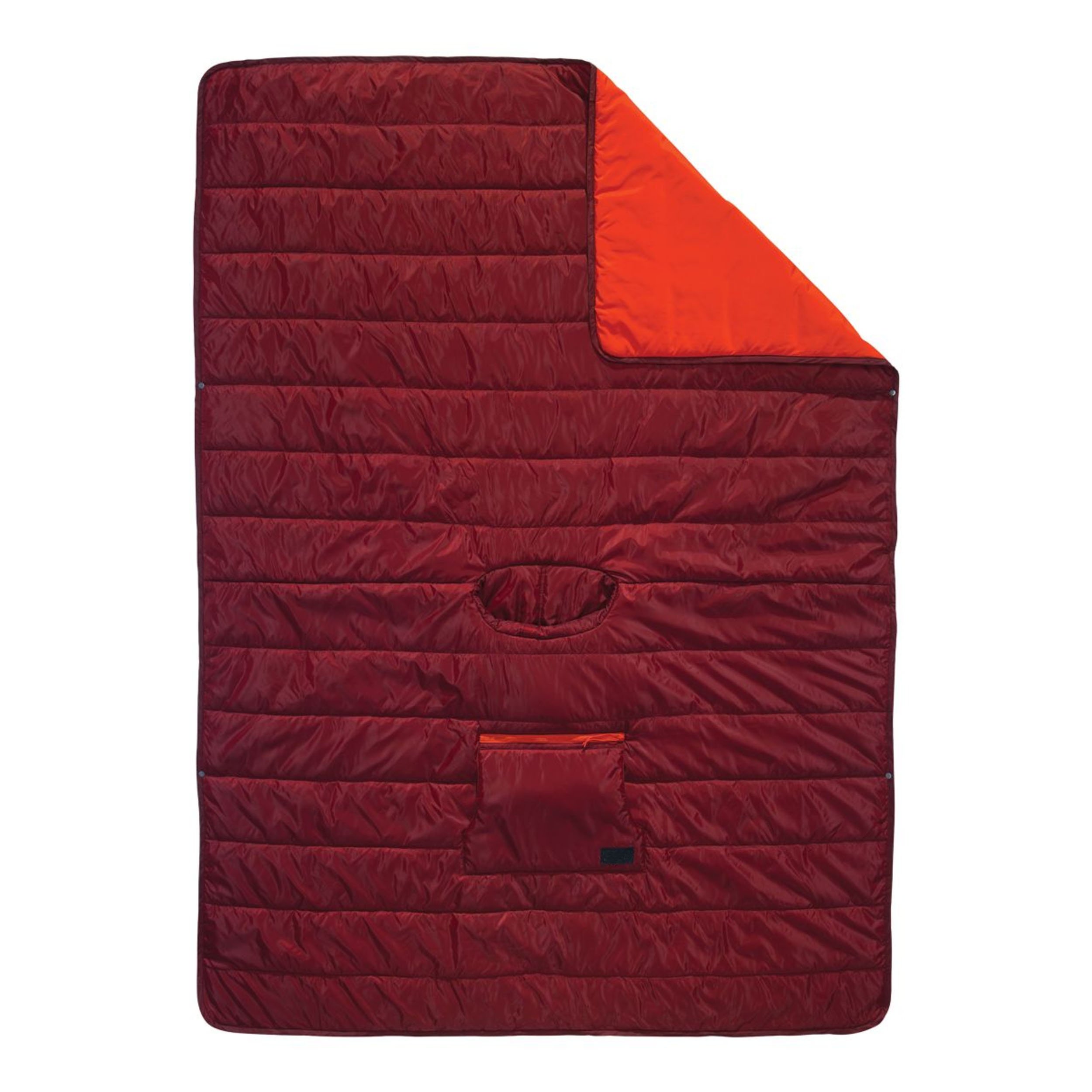 Outdoor Portable Stadium Packable Down Camping Wearable Hooded Poncho Puffy Blanket